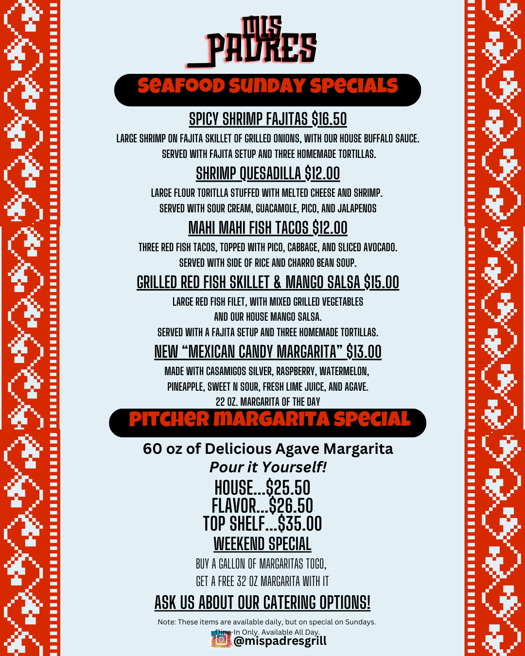 Sunday Specials